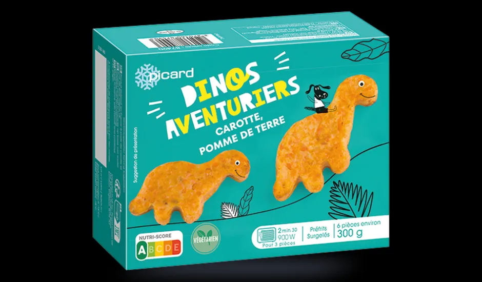 Dinos aventuriers, carotte, pomme de terre*Picard