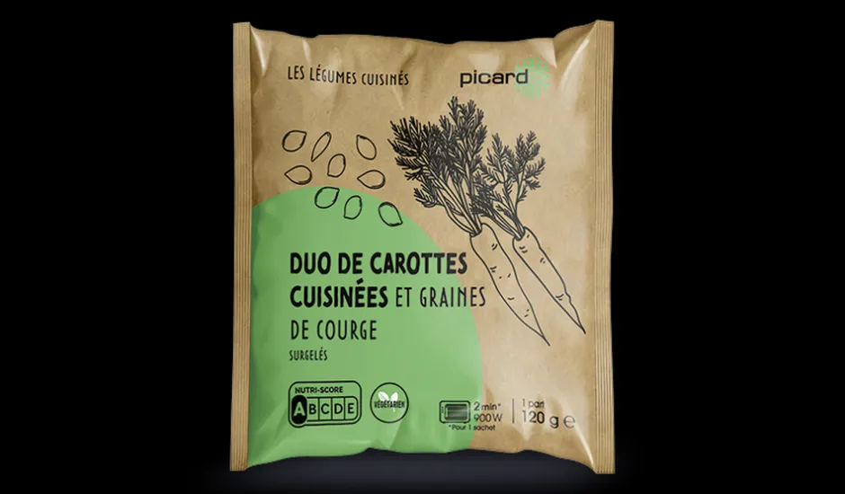 Duo de carottes cuisinées et graines de courge*Picard Best