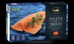 Filets de truite arc-en-ciel, élevée en France*Picard New