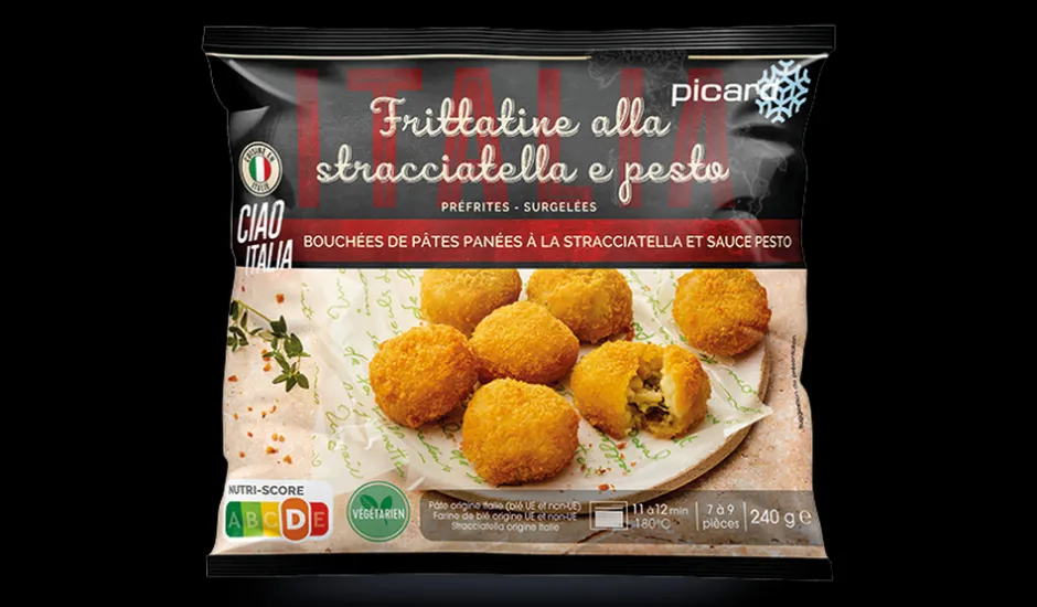 Frittatine stracciatella, bouchées de pâtes panée*Picard New