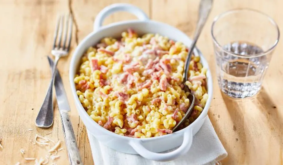 Gratin de coquillettes au jambon et à l'emmental*Picard Online