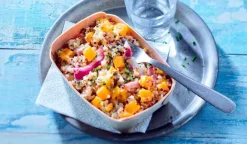 Gratin de courge butternut, céréales, sauce au fromage nature*Picard Hot