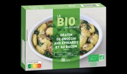 Gratin de gnocchi aux épinards et au bacon bio*Picard Outlet