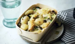 Gratin de gnocchi, champignon de Paris, courgette*Picard Clearance