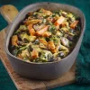 Gratin de patate douce, champignon, épinard*Picard