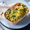Gratin de pâte, épinard, poireau et sauce au comté*Picard Hot