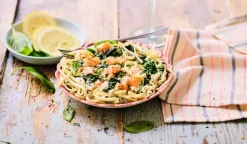 Linguine au saumon et aux épinards, sauce citron basilic*Picard Outlet