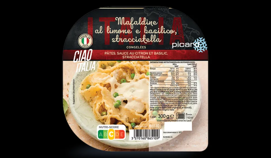 Mafaldine al limone, pâtes, sauce au citron*Picard New