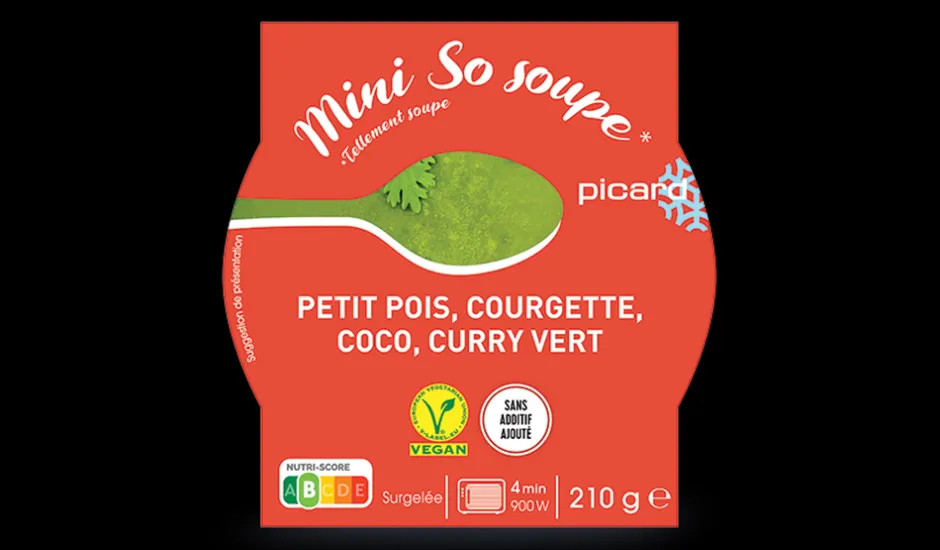 Mini so soupe petit pois, courgette, coco, curry*Picard Online