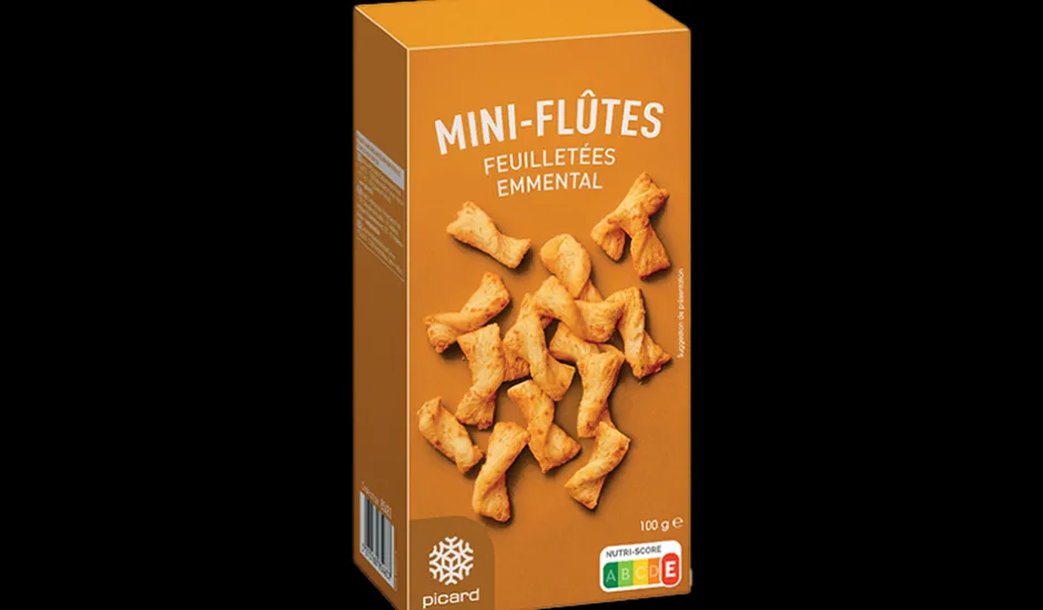Mini-flûtes feuilletées emmental*Picard Clearance