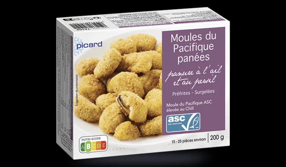 Moules du Pacifique panées ASC*Picard Sale