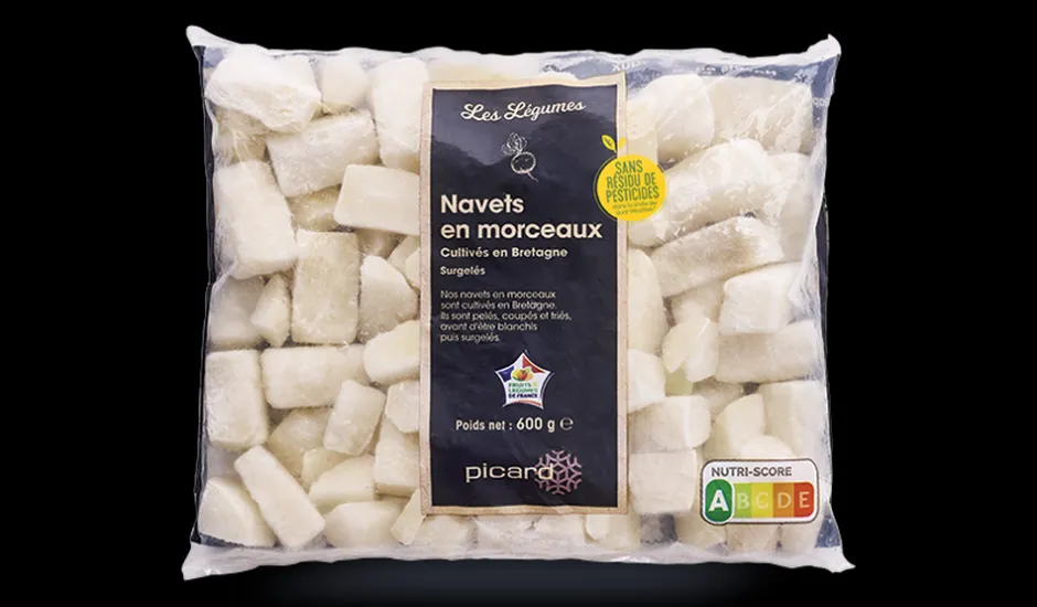 Navets en morceaux sans résidu pesticides, France*Picard New