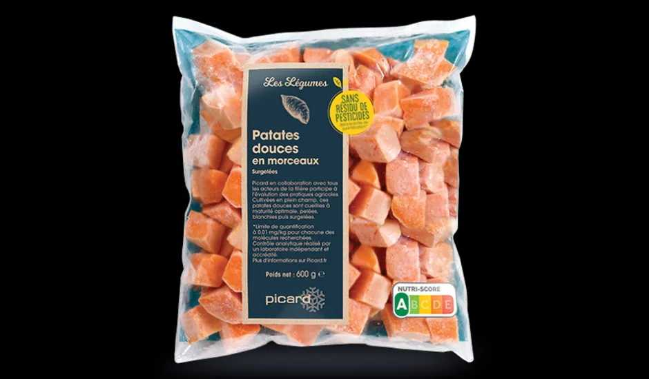 Patate douce en morceaux sans résidu de pesticides*Picard Online