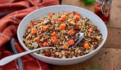 Perles de blé et lentilles vertes cuisinées*Picard