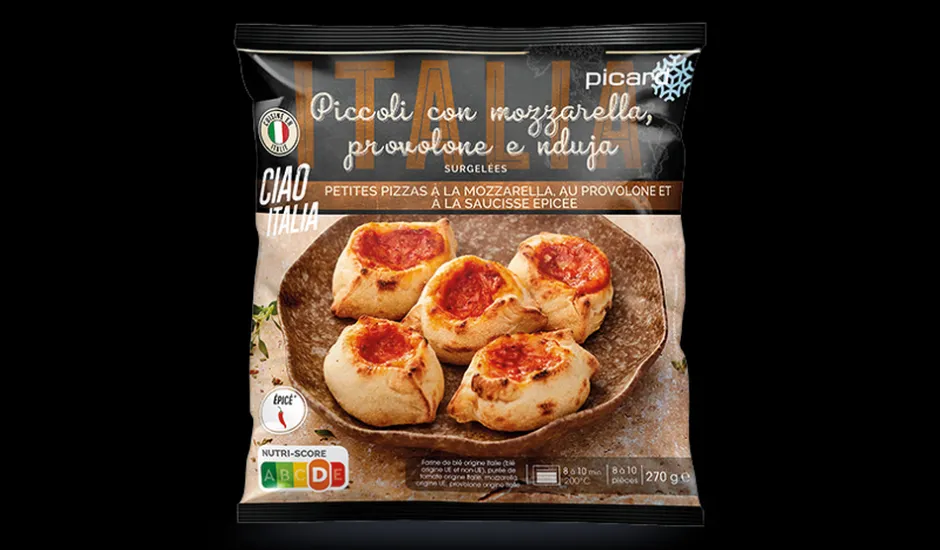 Piccoli con mozzarella, petites pizzas à la mozzarella*Picard Hot