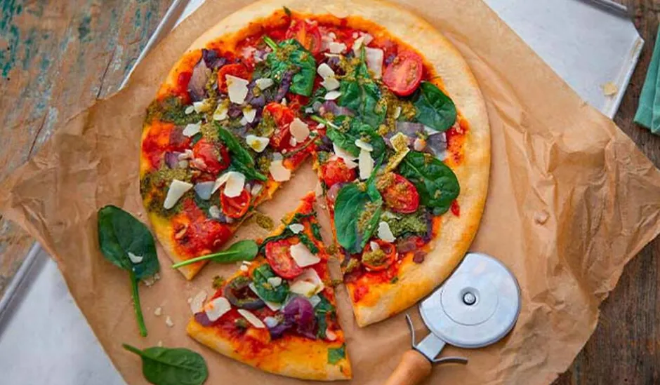 Pizza légumes, pesto, parmigiano reggiano*Picard