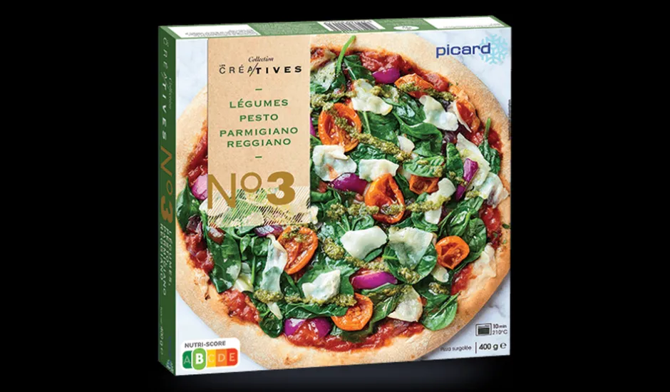 Pizza légumes, pesto, parmigiano reggiano*Picard
