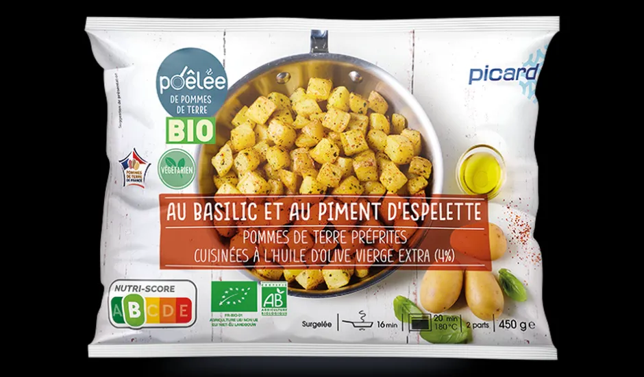 Poêlée de pommes de terre bio au basilic et au piment d’Espelette, France*Picard Outlet
