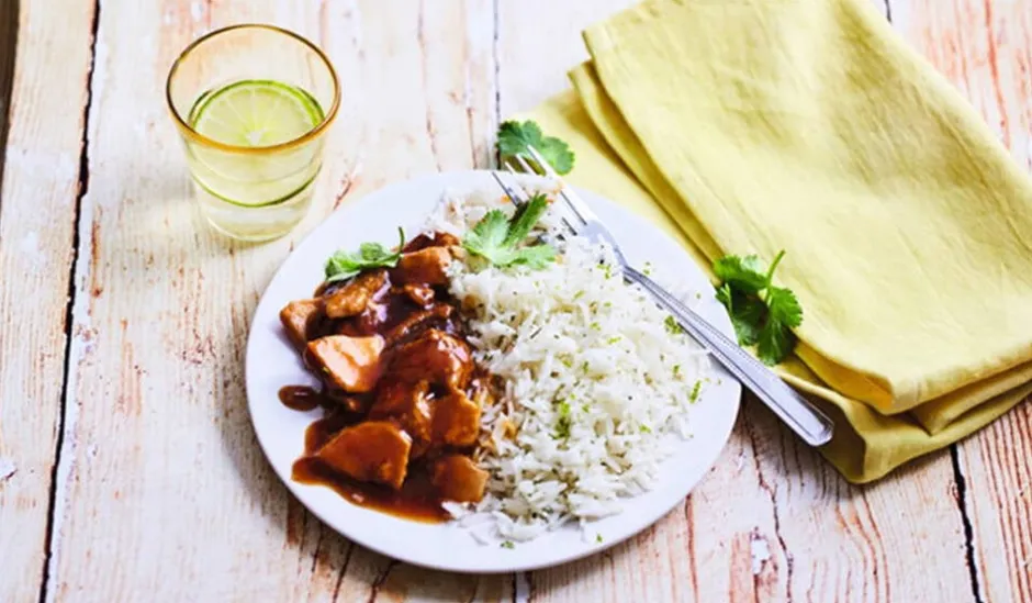 Porc au caramel et riz à la coriandre*Picard Best