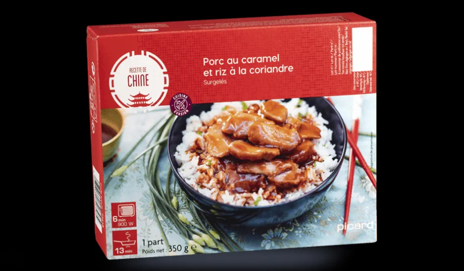 Porc au caramel et riz à la coriandre*Picard Best