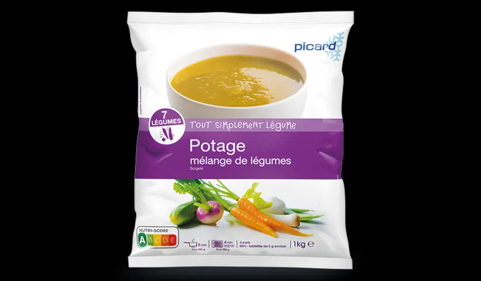 Potage mélange de légumes, portionnable*Picard New