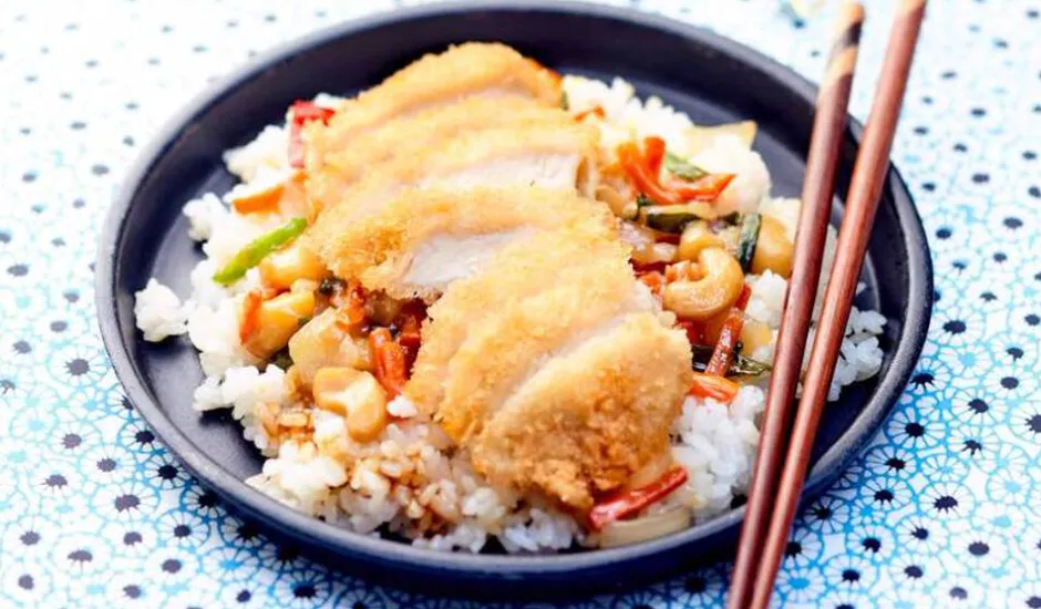 Poulet karaage, riz et légumes cuisinés*Picard Discount