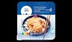 Poulet karaage, riz et légumes cuisinés*Picard Discount