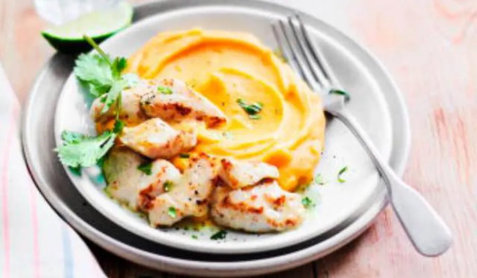 Poulet sauce citron vert, purée de patate douce*Picard Best