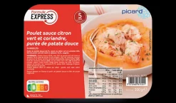 Poulet sauce citron vert, purée de patate douce*Picard Best
