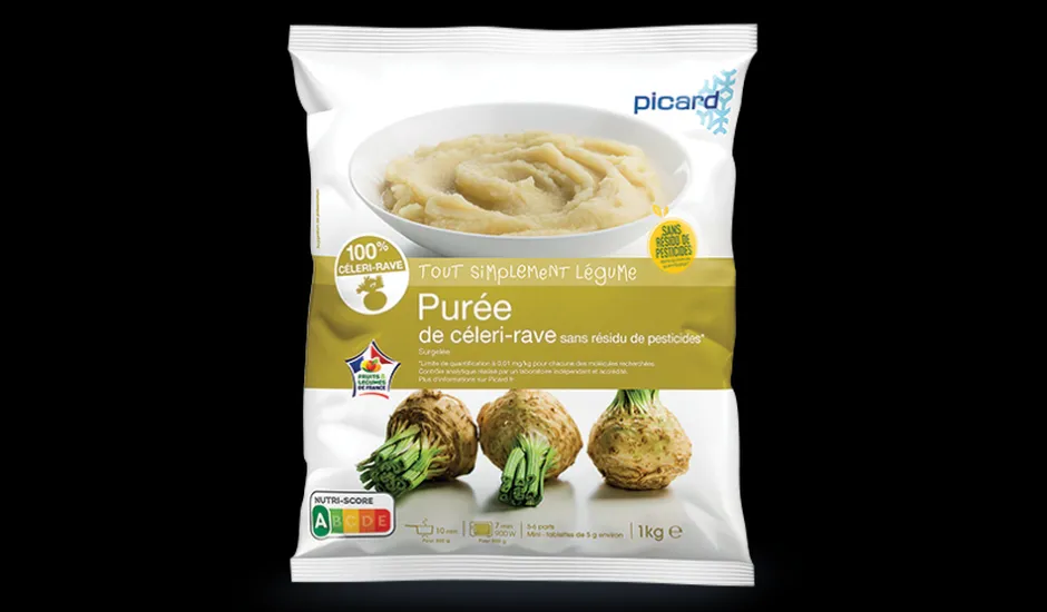Purée de céleri rave sans résidu de pesticides*Picard New