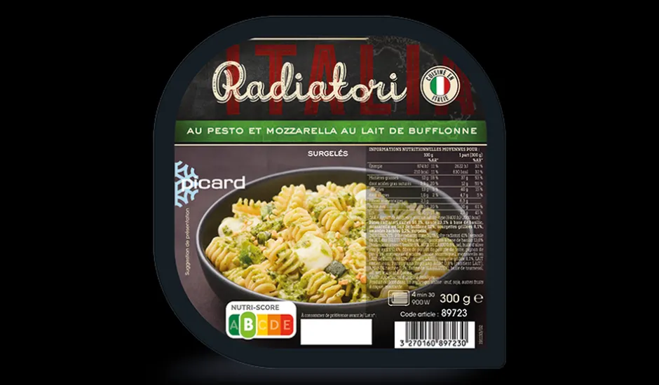 Radiatori au pesto et mozzarella au lait de bufflonne*Picard Clearance