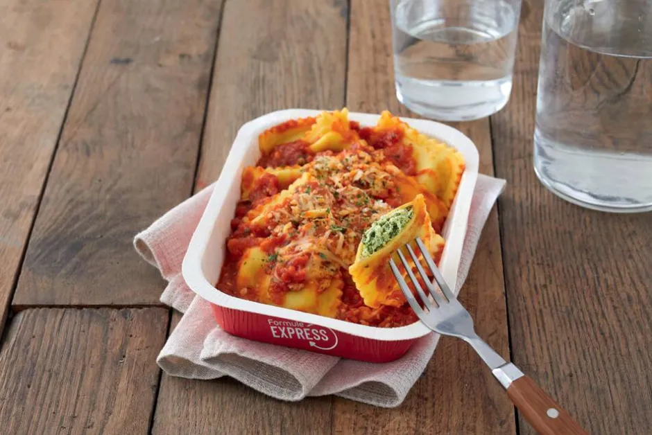 Ravioli ricotta épinard, sauce tomate*Picard Discount