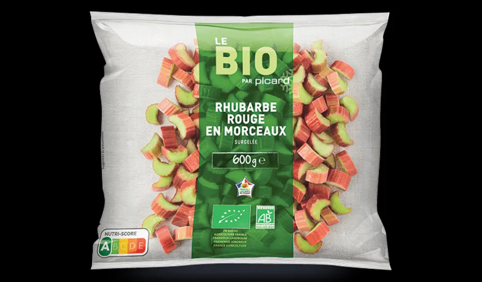 Rhubarbe rouge en morceaux bio, France*Picard Discount