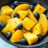 Salade de fruits bio, mangues, oranges, blueberries*Picard Clearance