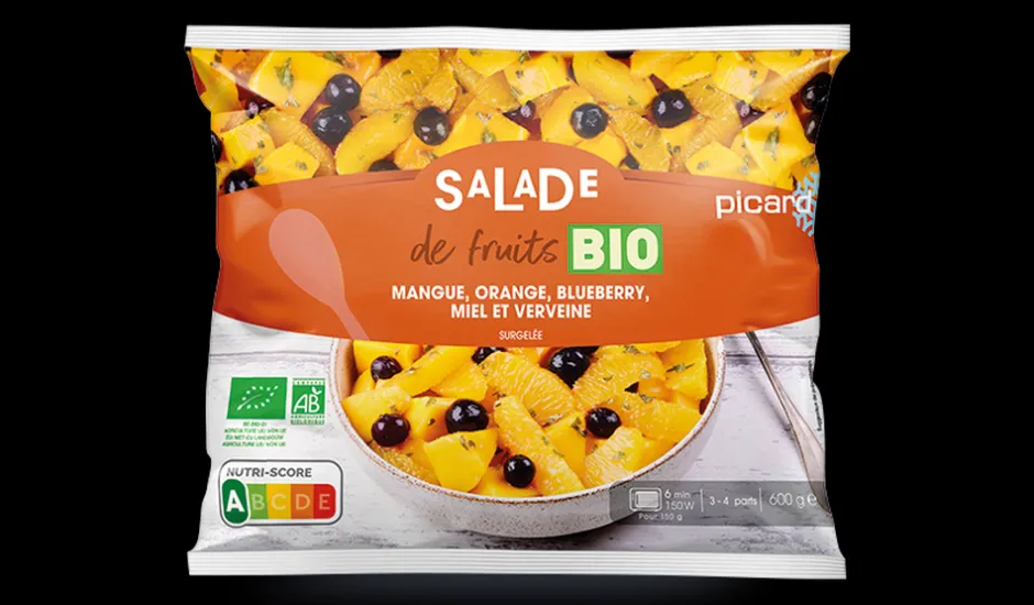 Salade de fruits bio, mangues, oranges, blueberries*Picard Clearance
