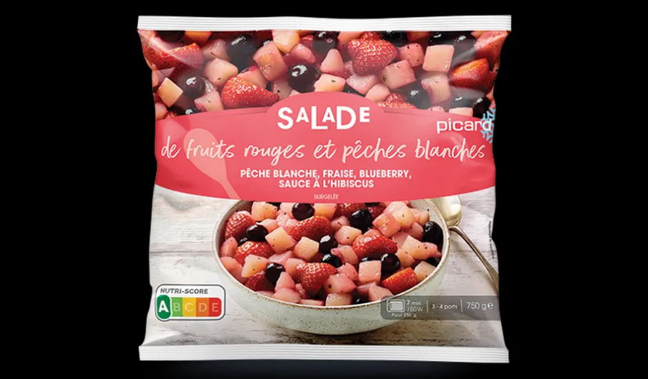 Salade de fruits rouges et pêches blanches*Picard New