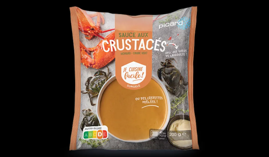 Sauce aux crustacés, homard, crabe vert*Picard Clearance