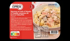 Saumon et colin d’Alaska à l’oseille, pommes de terre à l’étouffée*Picard Outlet