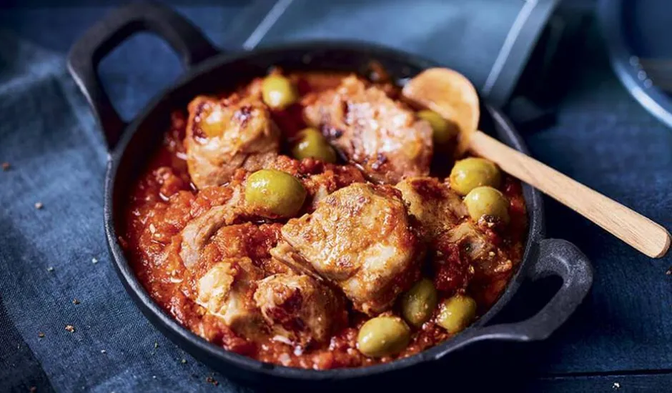 Sauté de porc tomates olives*Picard Hot