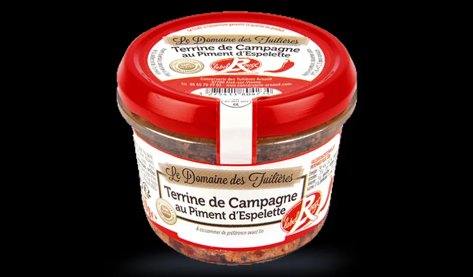 Terrine campagne au piment d'Espelette Label Rouge*Picard Best