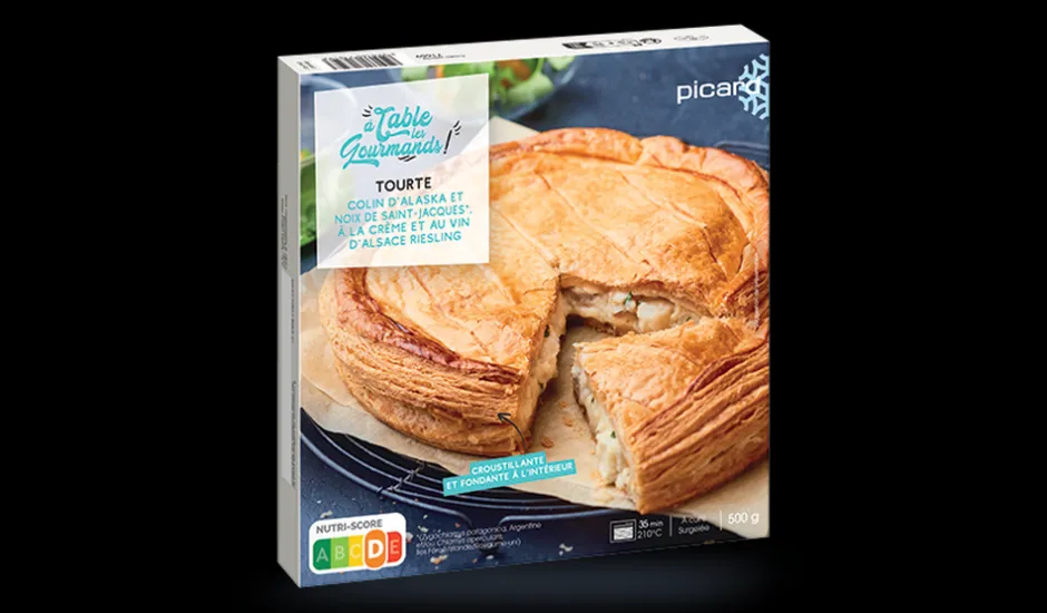 Tourte noix de Saint-Jacques et colin d'Alaska*Picard