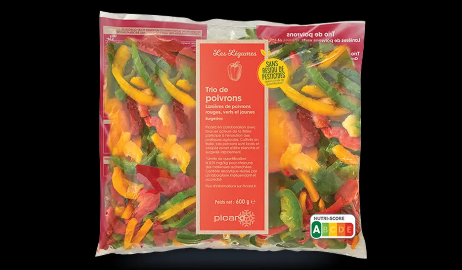 Trio de poivrons sans résidu de pesticides*Picard Discount