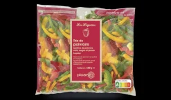 Trio de poivrons verts, rouges, jaunes en lanières*Picard Best